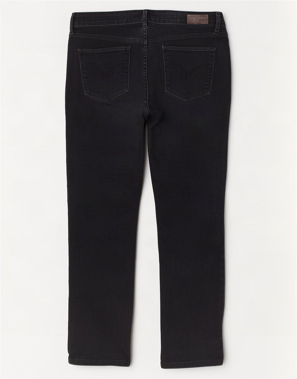 Levi's γυναικείο Demi Curve ψηλόμεσο ίσιο τζιν US 14 XL W32 L28 μαύρο