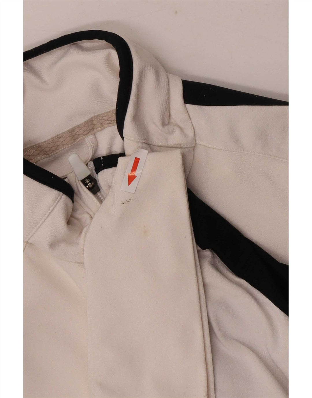Γυναικεία φόρμα Nike Dri Fit Top Jacket UK 12 Medium White Colourblock