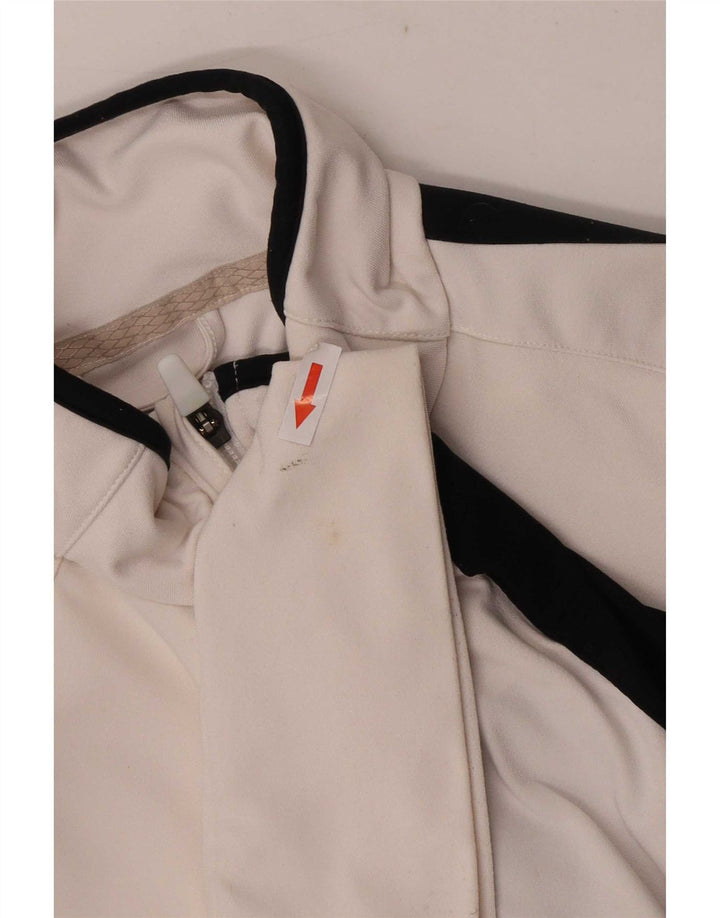 Γυναικεία φόρμα Nike Dri Fit Top Jacket UK 12 Medium White Colourblock