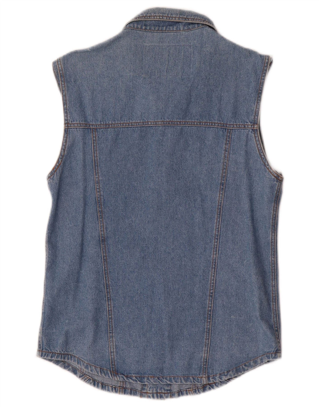 Vintage Ανδρικό Τζιν Gilet UK 38 Μεσαίο Μπλε Βαμβακερό