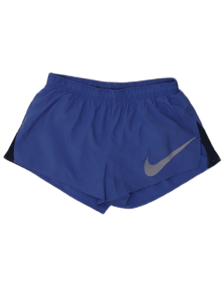Γυναικείο αθλητικό σορτς Nike UK 12 μεσαίου μπλε πολυεστέρα