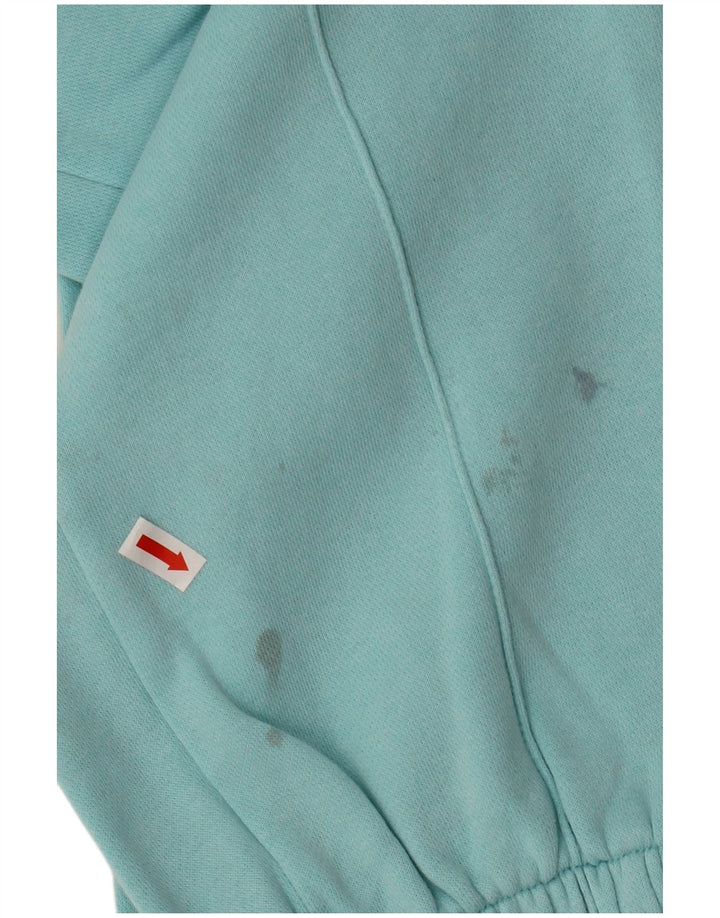 Γυναικεία αθλητική φόρμα NIKE Παντελόνι Joggers UK 10 Small Turquoise Cotton