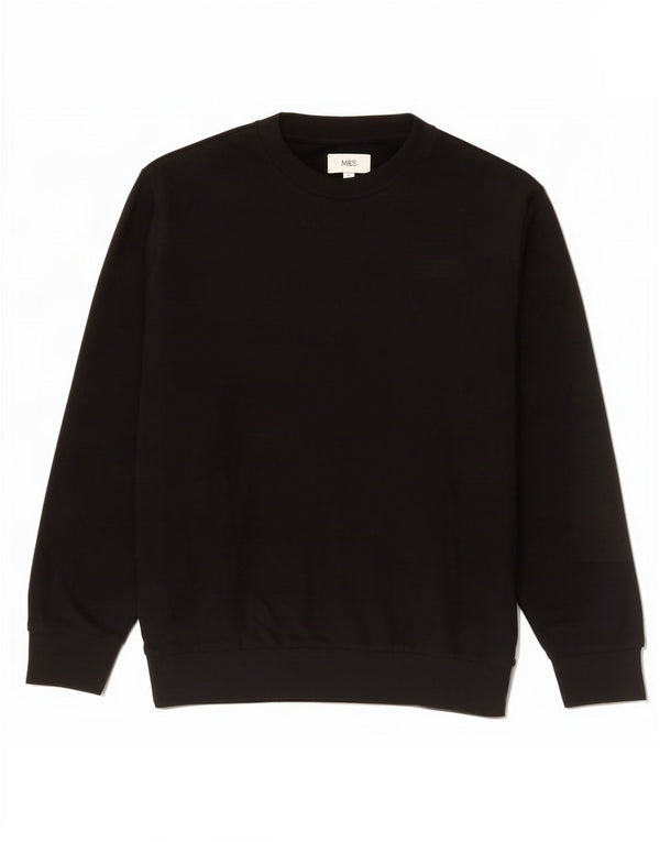Ανδρικό φούτερ Marks & Spencer Jumper XL Μαύρο βαμβακερό