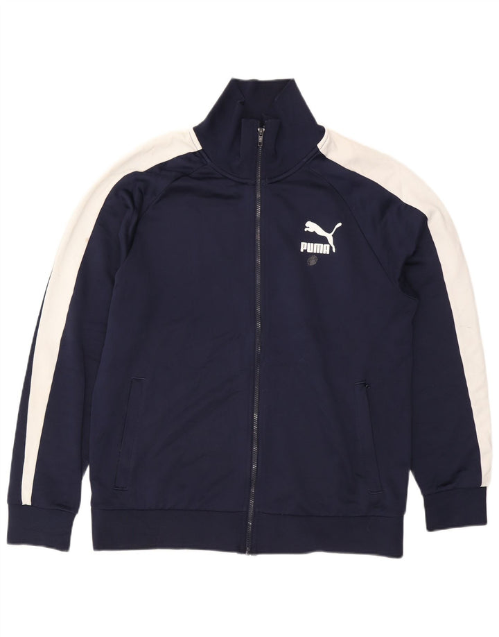 Ανδρική φόρμα PUMA Top Jacket Μεγάλο μπλε ναυτικό χρώμα, πολυεστέρας