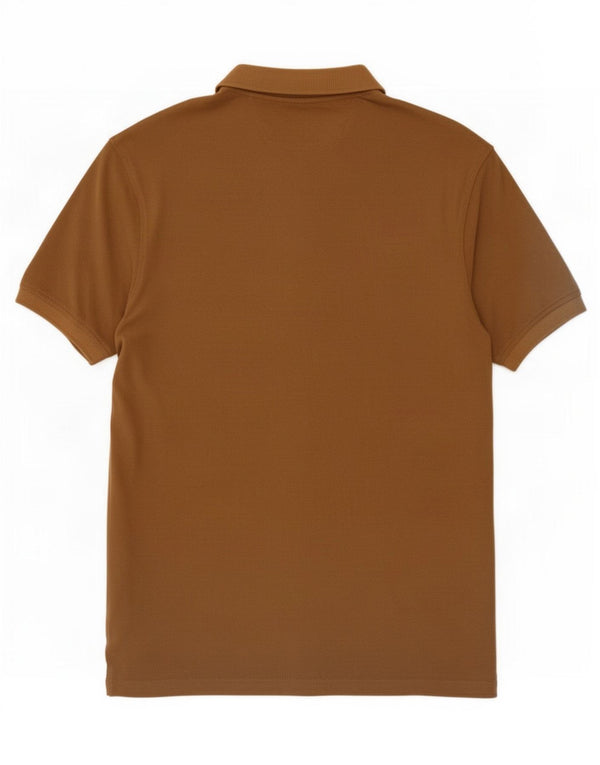Zara Ανδρικό Πόλο Μπλουζάκι 2XL Καφέ Βαμβακερό