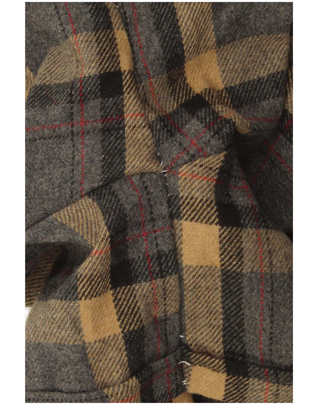 VINTAGE Γυναικείο φαρδύ σορτς Chino IT 42 Medium W28 Γκρι καρό