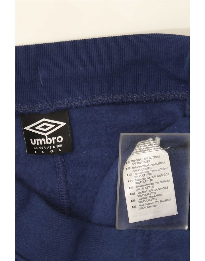 Ανδρικό αθλητικό σορτς Umbro μεγάλο μπλε ναυτικό βαμβακερό
