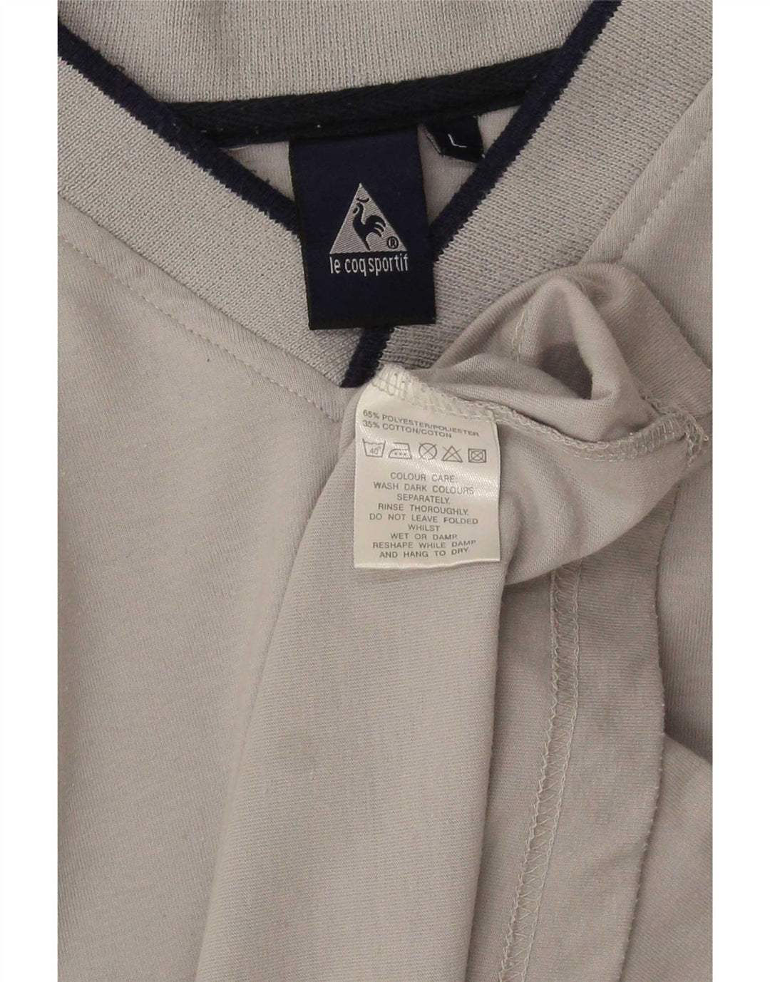 Ανδρικό T-Shirt Le Coq Sportif Top Large Grey Polyester