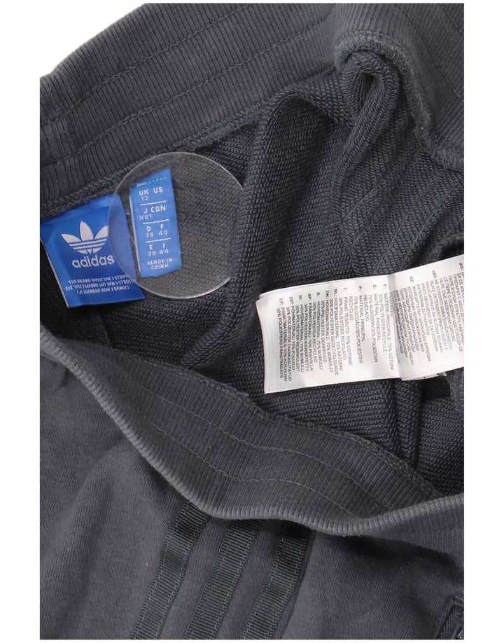 Γυναικεία αθλητική φόρμα ADIDAS Παντελόνι Joggers UK 12 μεσαίο γκρι βαμβακερό