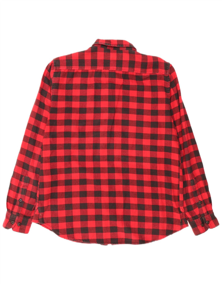 Ανδρικό φανελένιο πουκάμισο Caterpillar XL Red Gingham Cotton