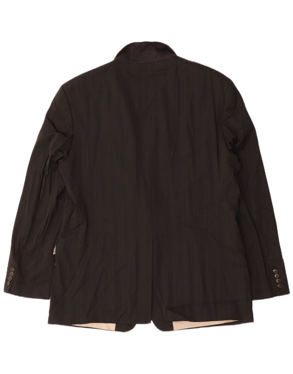 HUGO BOSS Ανδρικό σακάκι μπλέιζερ με 2 κουμπιά EU 60 5XL Μαύρο παρθένο μαλλί