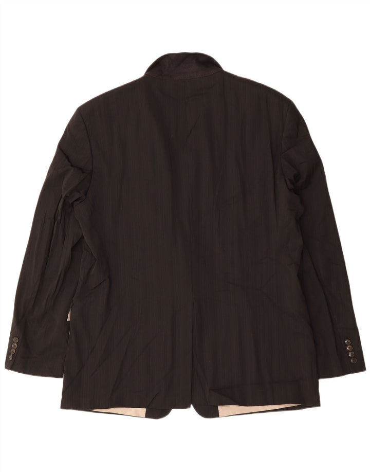 HUGO BOSS Ανδρικό σακάκι μπλέιζερ με 2 κουμπιά EU 60 5XL Μαύρο παρθένο μαλλί