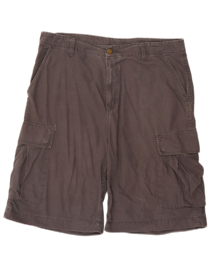 Carhartt Ανδρικό σορτς Cargo W33 Βαμβακερό μεσαίο γκρι