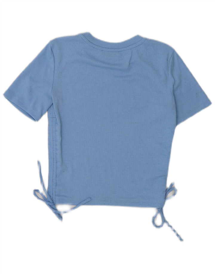 Zara Γυναικείο T-Shirt Top UK 10 Small Blue