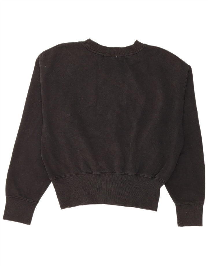 Zara Γυναικεία Φούτερ Jumper UK 16 Large Μαύρο