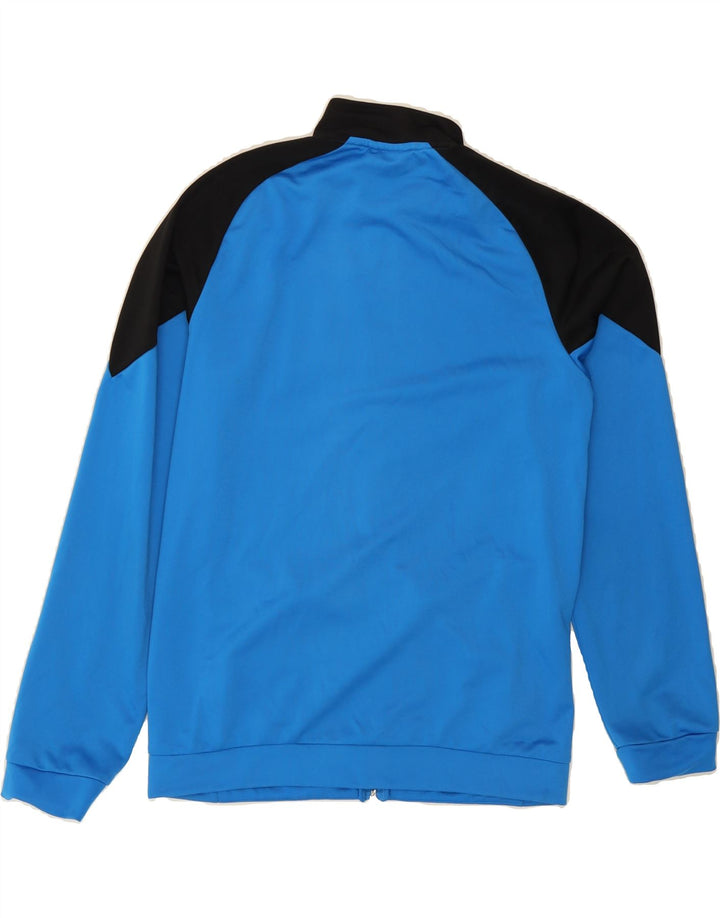PUMA Boys Graphic Tracksuit Top Jacket 15-16 Years Blue Colourblock Vintage Puma and Second-Hand Puma from Messina Hembry 