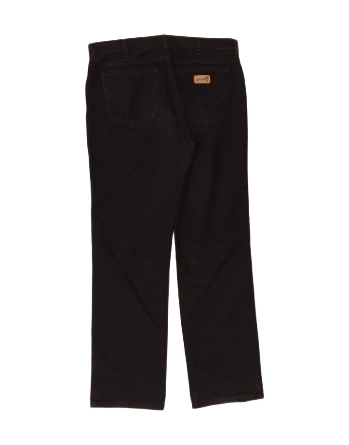 WRANGLER Ανδρικό Texas Straight Jeans W36 L32 Μαύρο βαμβακερό