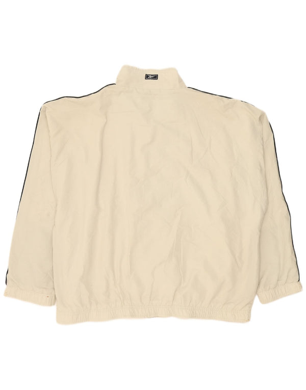Ανδρική φόρμα Reebok Top Jacket 2XL White Polyester