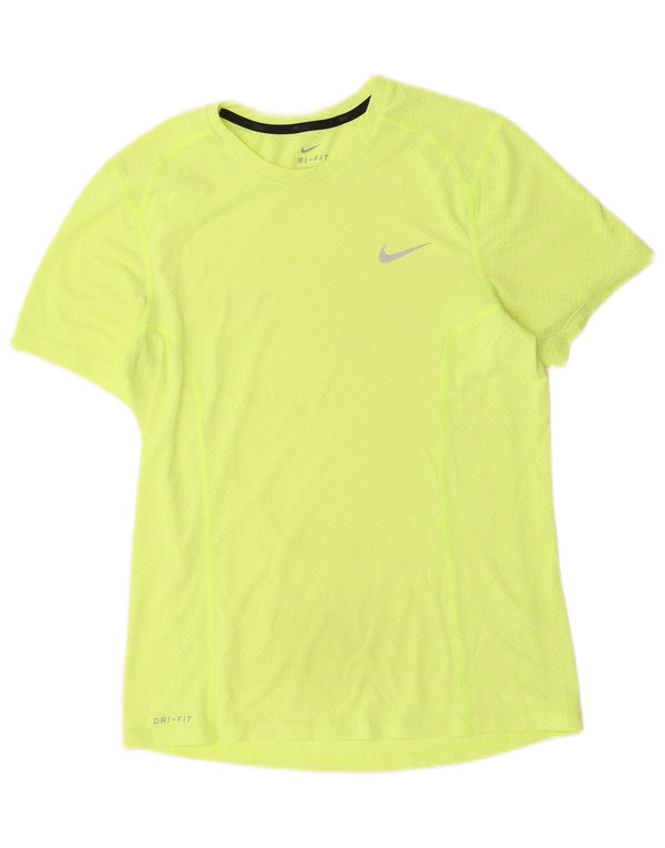 Ανδρικό μπλουζάκι Nike Dri Fit Μπλουζάκι, Μικρό Κίτρινο