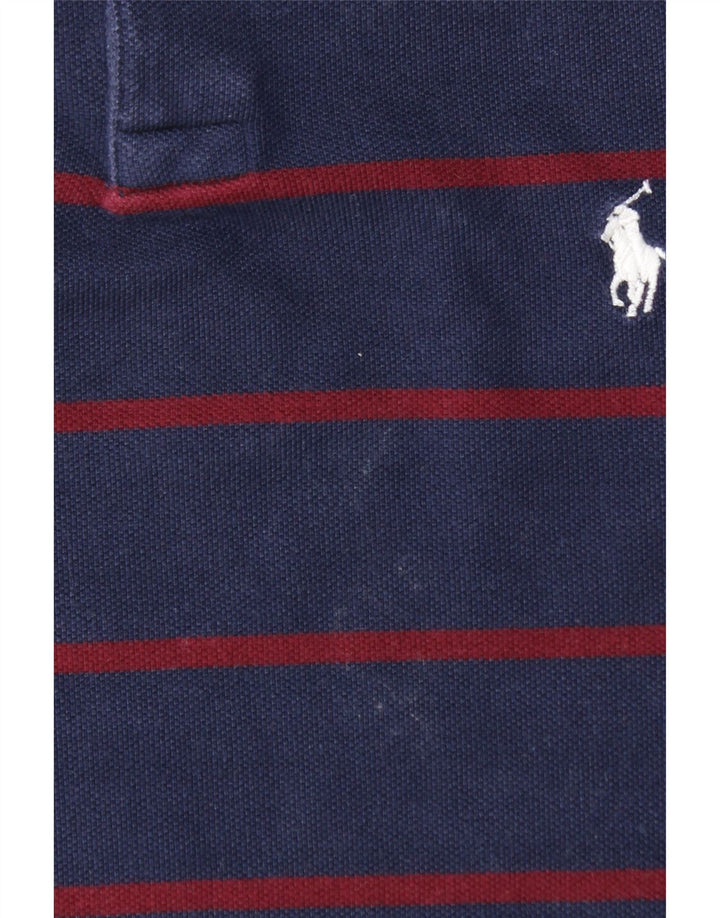 POLO RALPH LAUREN Ανδρικό πουκάμισο Polo με λεπτή εφαρμογή, μεσαίο μπλε ριγέ