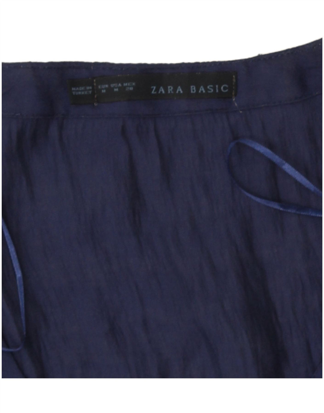 Zara Γυναικεία Μπλούζα Τοπ UK 12 Medium Navy Blue
