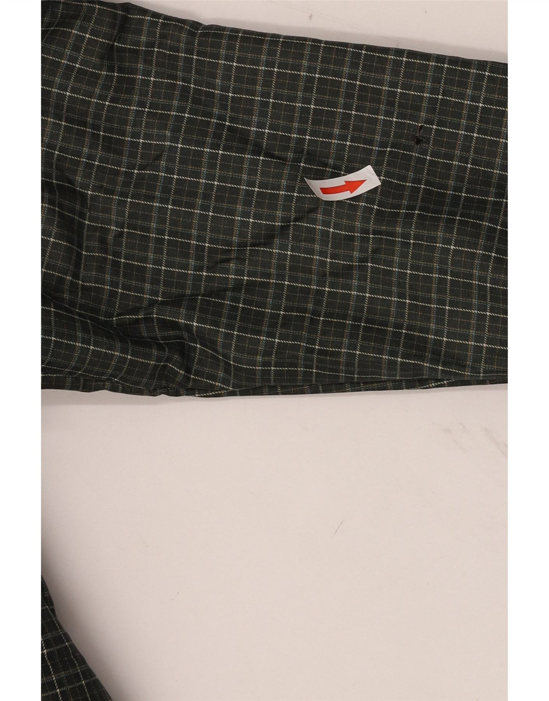 Zara Ανδρικό Bomber Jacket με κουκούλα UK 38 Medium Green Check Polyester