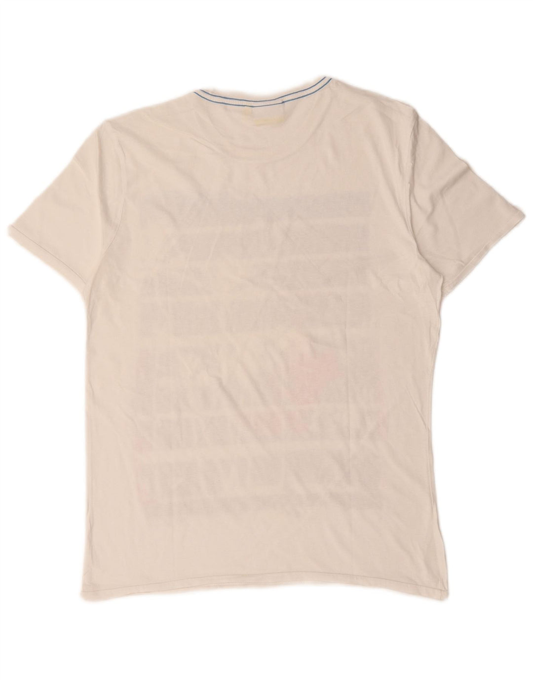 Ανδρικό γραφικό T-Shirt Diadora Τοπ μεσαίο λευκό βαμβακερό