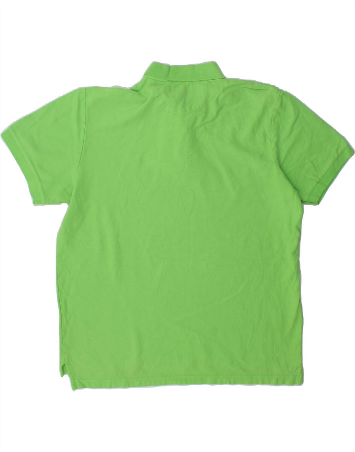 CHAPS Mens Polo Shirt XL Green Cotton Vintage Chaps and Second-Hand Chaps from Messina Hembry 