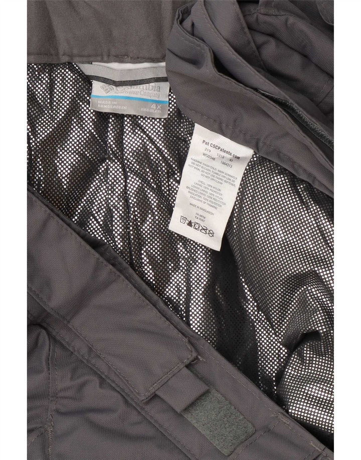 Ανδρικό παντελόνι σκι Columbia 4XL γκρι νάιλον