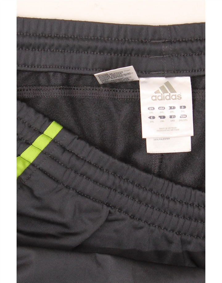 Ανδρική φόρμα Adidas Παντελόνι 2XL Navy Blue Colorblock Polyester