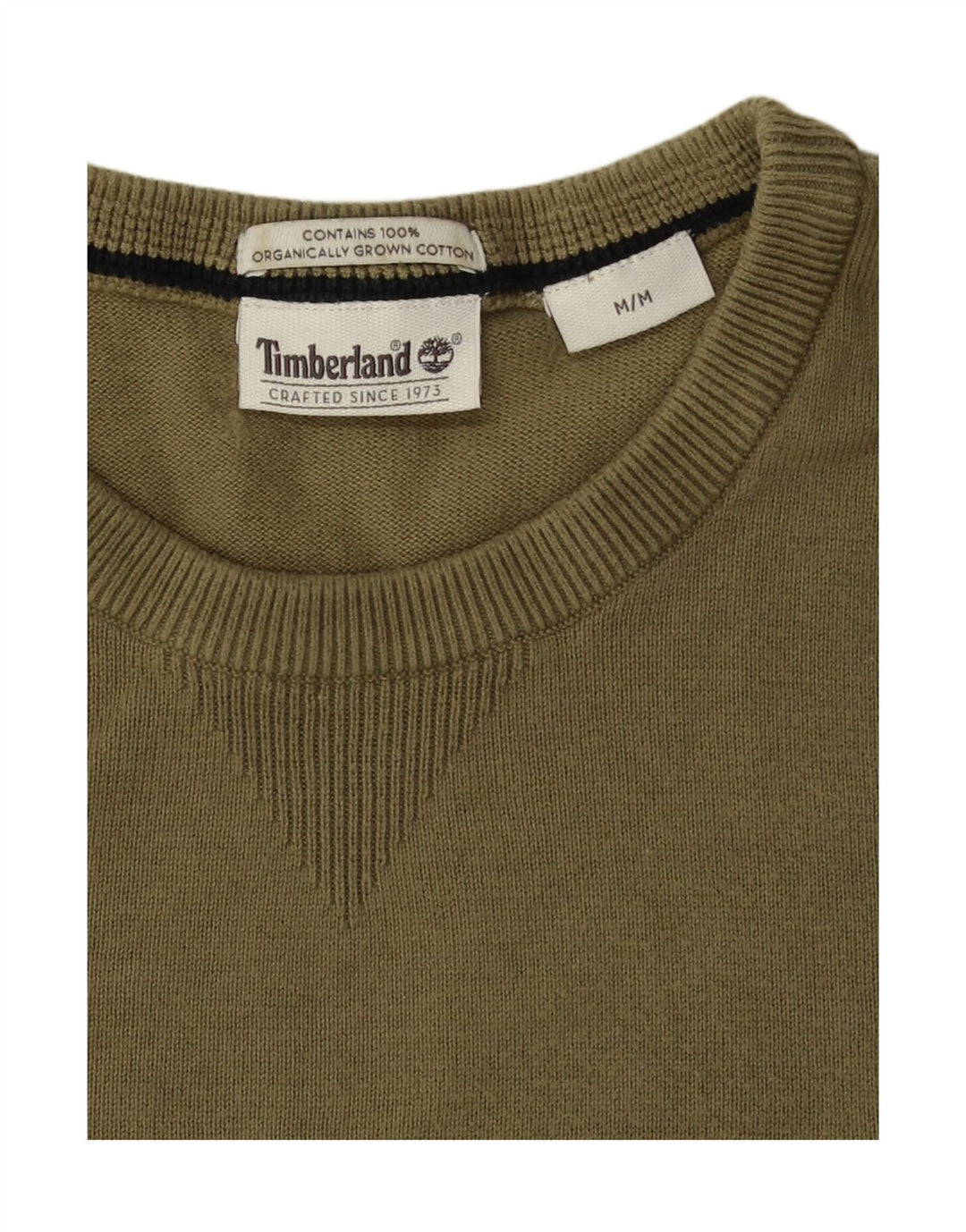 Ανδρικό πουλόβερ Timberland Crew Neck Jumper Μεσαίο βαμβακερό χακί