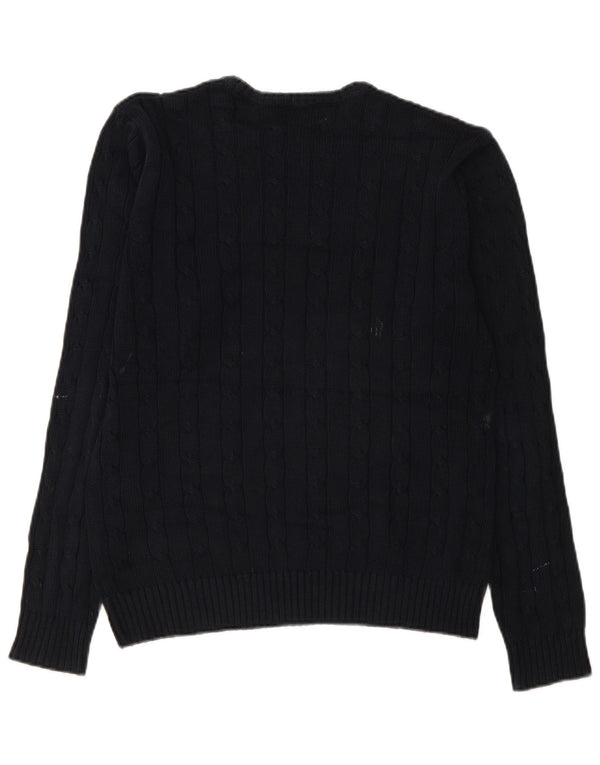 Ανδρικό πουλόβερ Marks & Spencer Blue Harbour Crew Neck Jumper Small Navy