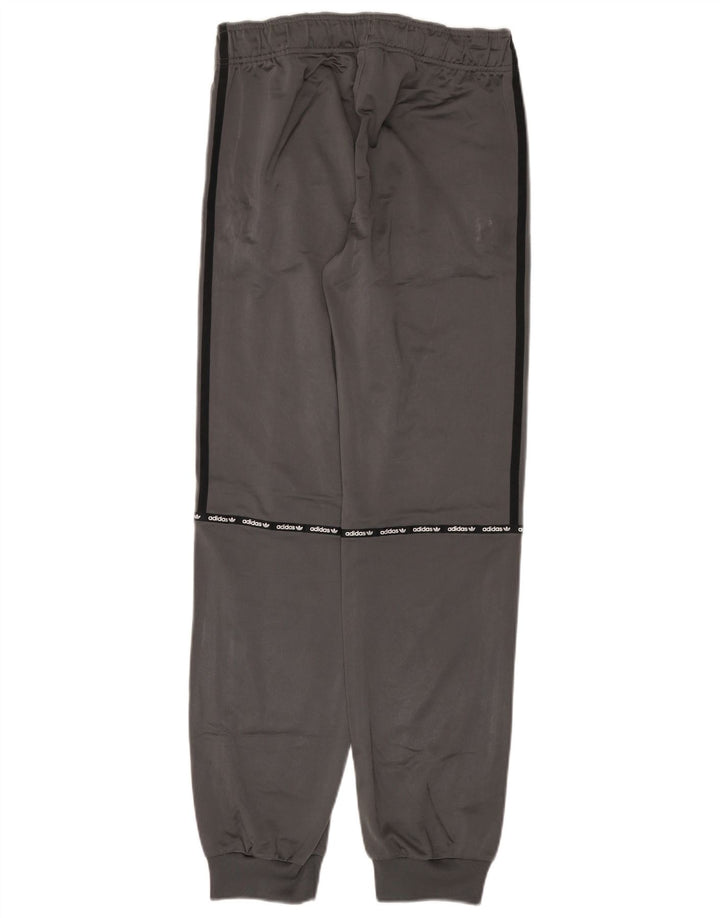 Adidas για αγόρια αθλητικά παντελόνια Joggers 15-16 ετών γκρι πολυεστέρα
