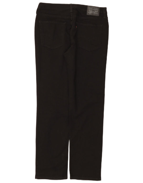 Levi's Mens 541 Tapered Jeans W34 L32 Μαύρο βαμβακερό