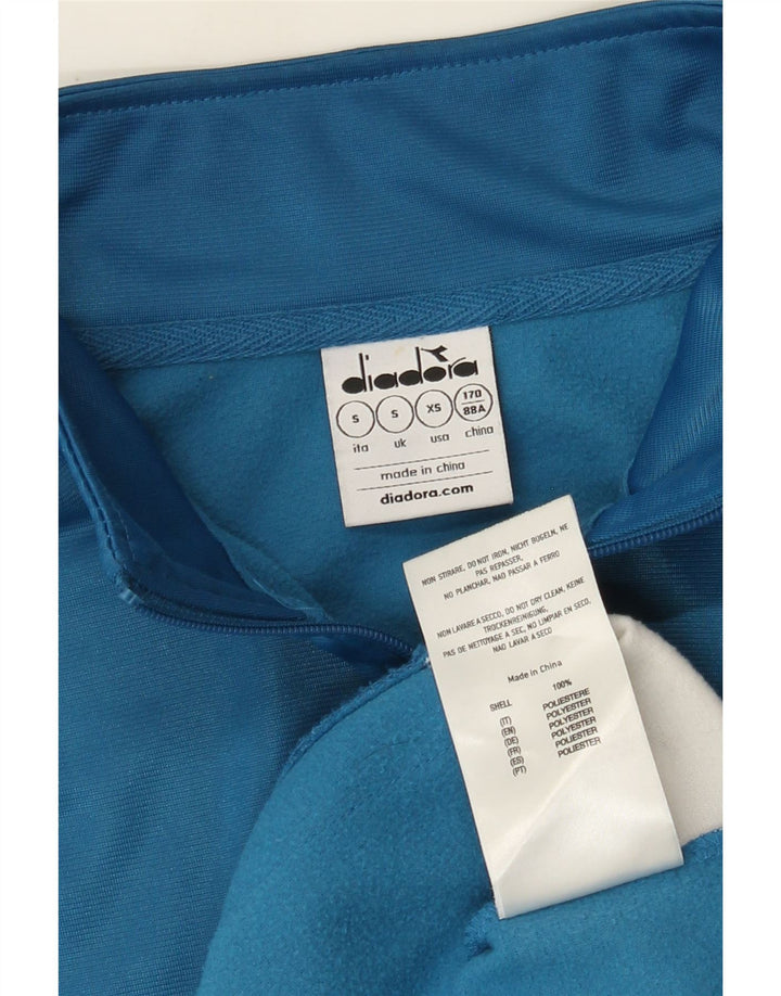 Ανδρική αθλητική φόρμα Diadora Μπουφάν Small Blue Colourblock Polyester