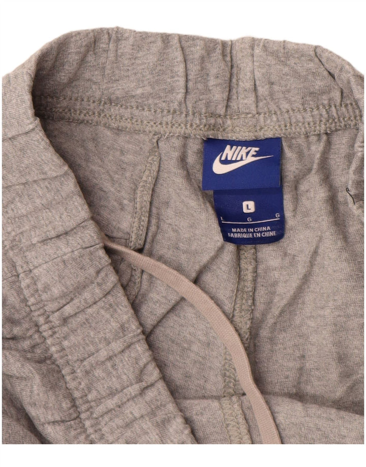 Ανδρικό αθλητικό σορτς Nike μεγάλο γκρι βαμβακερό