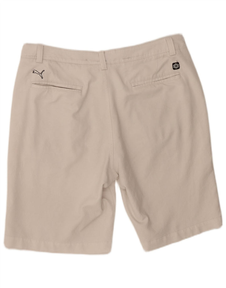 Ανδρικό σορτς chino Puma W36 μεγάλο λευκό πολυεστέρα