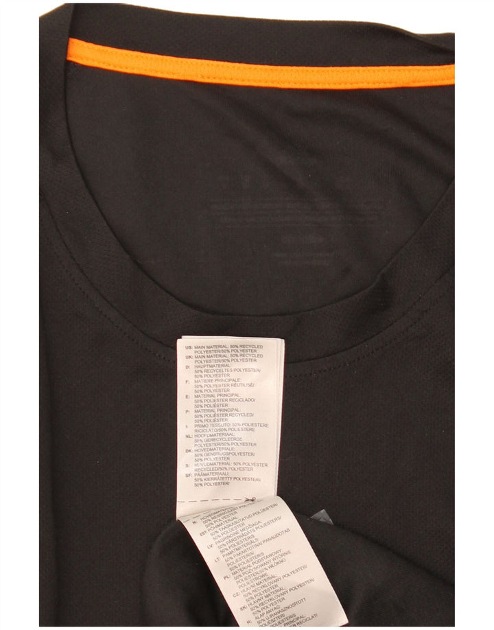 Ανδρικό γραφικό T-Shirt Adidas Top Medium Μαύρο Πολυεστέρας