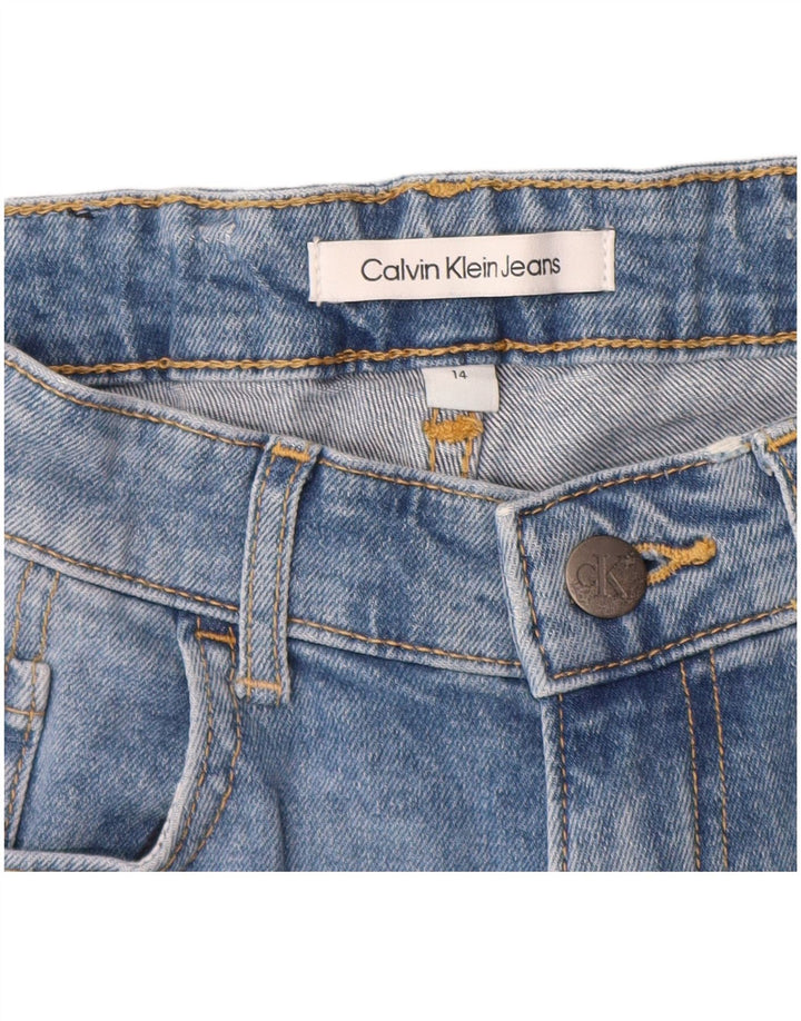 Τζιν σορτς Calvin Klein Boys 13-14 ετών W26 Μπλε