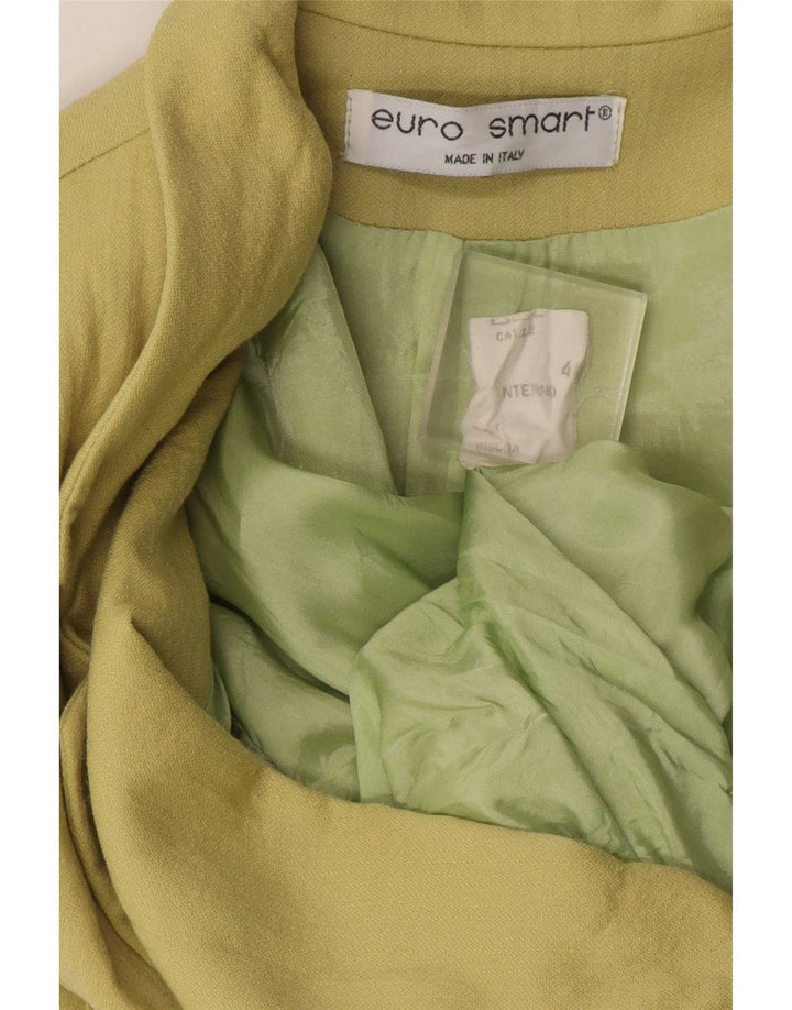 Vintage Γυναικείο Μπουφάν Blazer με 4 Κουμπιά IT 44 Medium Khaki Viscose