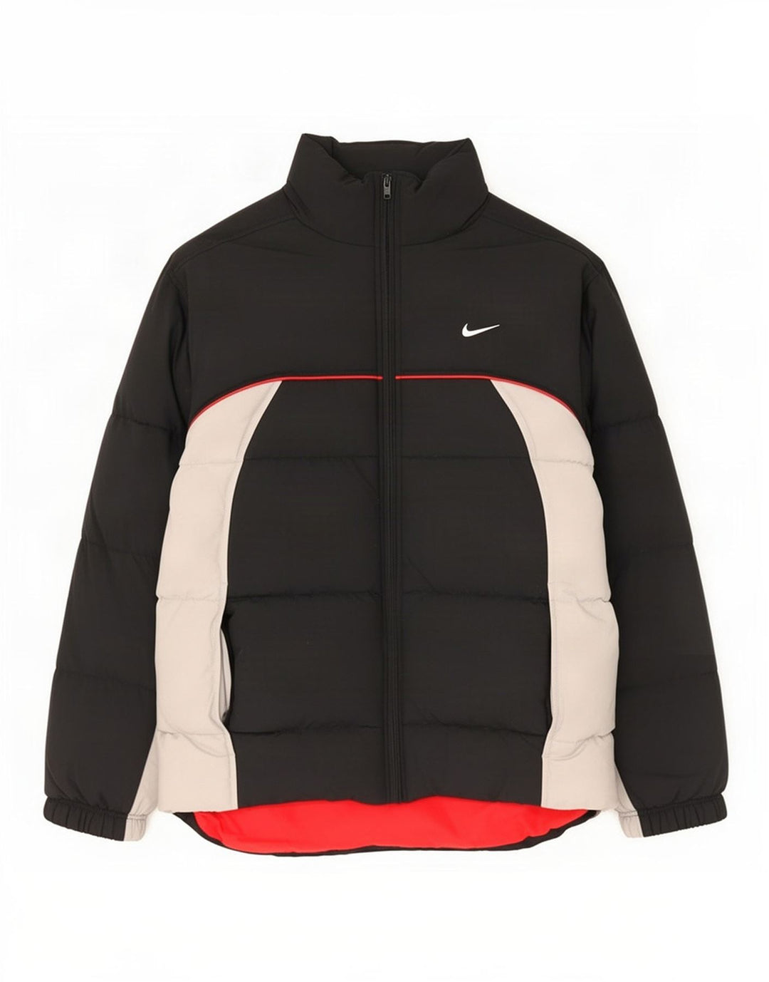 Ανδρικό γραφικό μπουφάν Nike UK 36/38 Small Black Colorblock Nylon