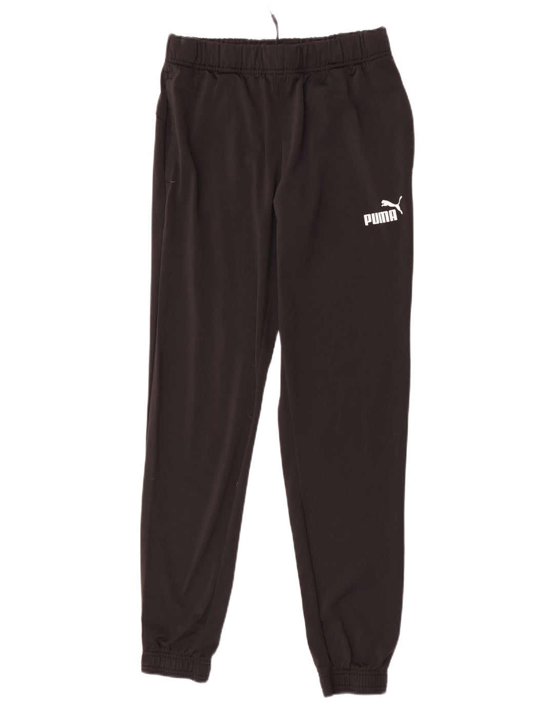 PUMA Γυναικεία αθλητική φόρμα Παντελόνι Joggers UK 12 Μεσαίου Μαύρου Πολυεστέρα