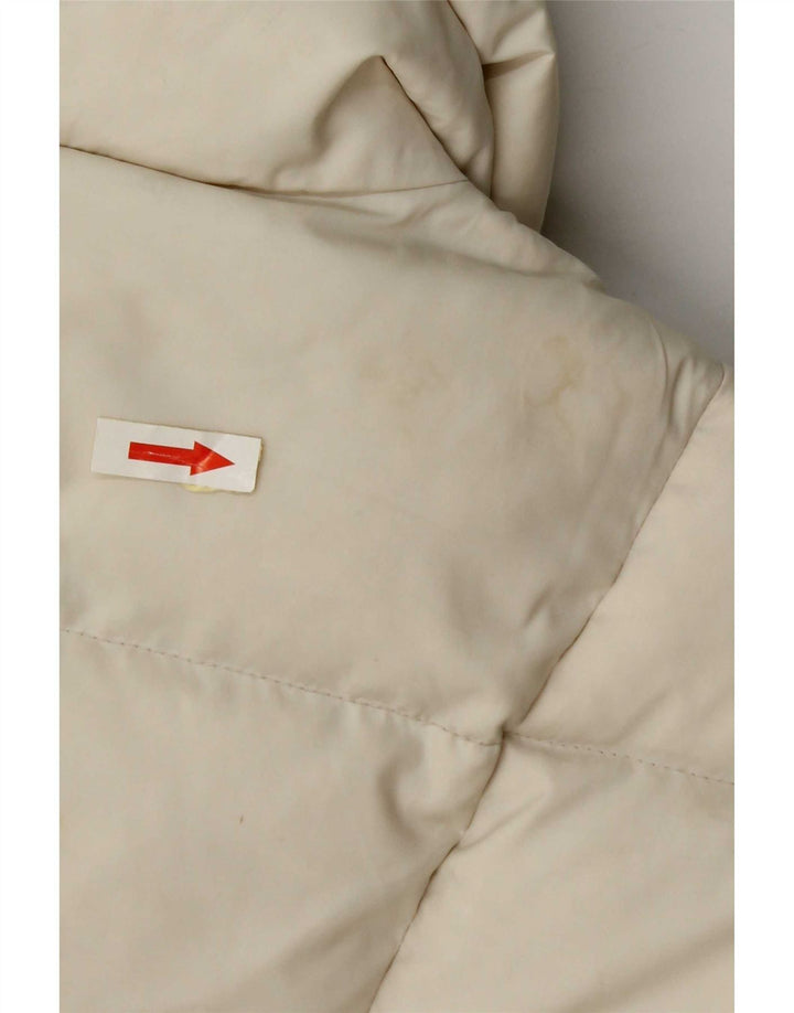 Replay Γυναικείο Crop Padded Jacket UK 10 Small Off White Polyamide