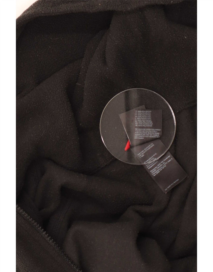 The North Face γυναικείο φλις μπουφάν με κουκούλα UK 12 μεσαίο μαύρο πολυεστέρα