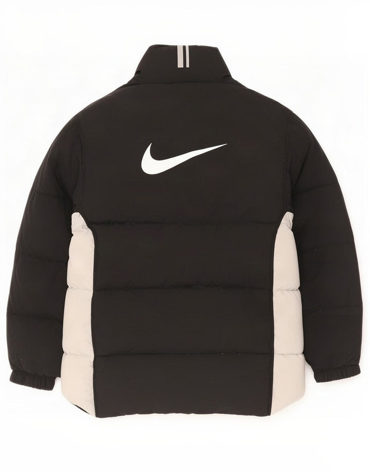 Ανδρικό γραφικό μπουφάν Nike UK 36/38 Small Black Colorblock Nylon