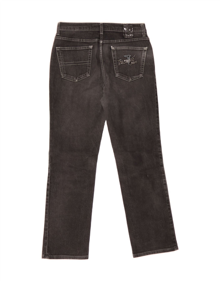 TRUSSARDI Womens Straight Jeans W30 L29 Navy Blue Cotton Vintage Trussardi and Second-Hand Trussardi from Messina Hembry 