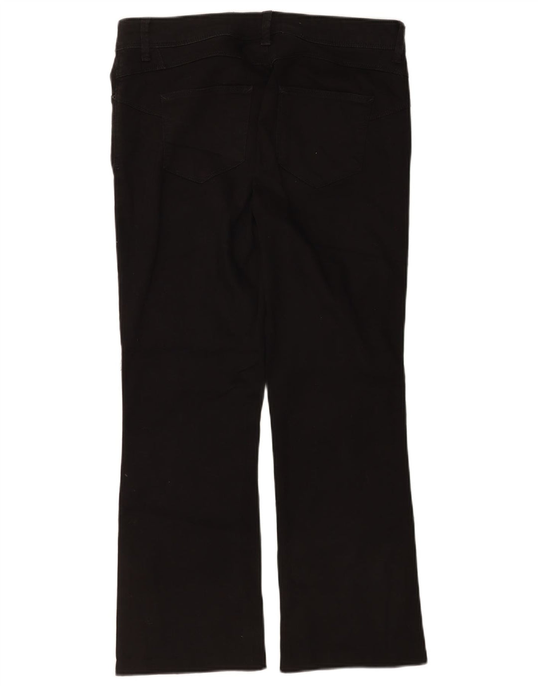 Marks & Spencer Γυναικεία Bootcut Jeans UK 16 Large W34 L26 Black Cotton
