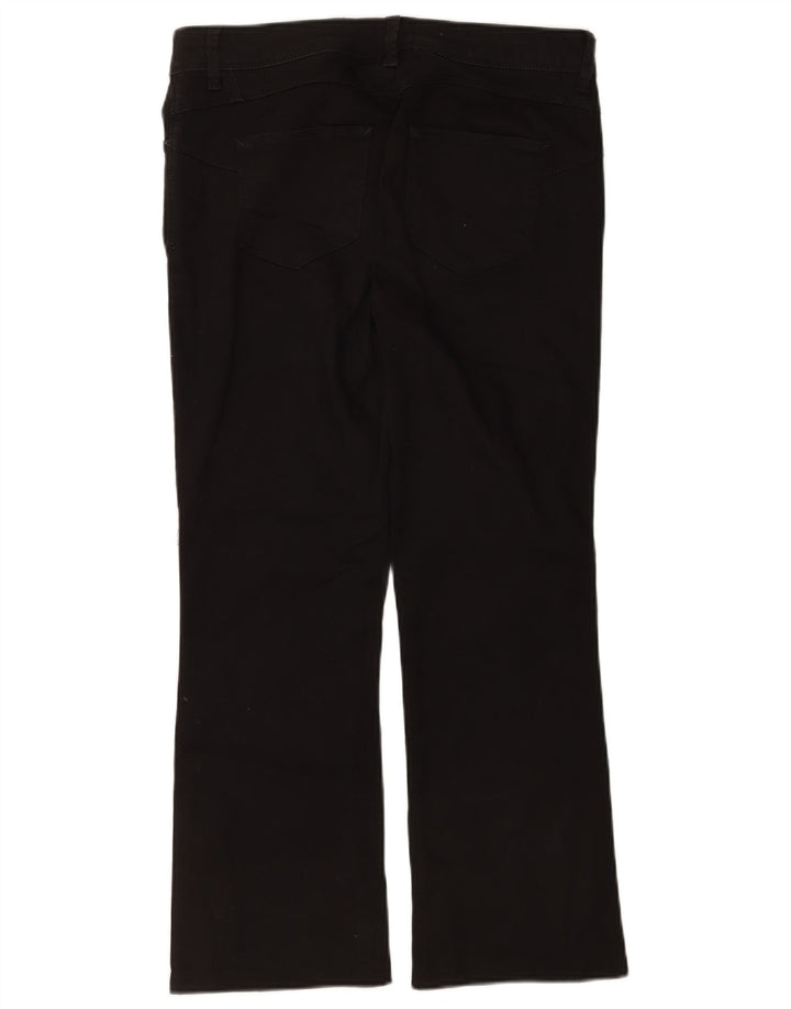 Marks & Spencer Γυναικεία Bootcut Jeans UK 16 Large W34 L26 Black Cotton