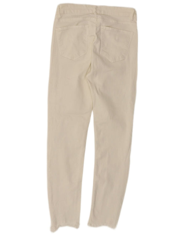 ZARA Γυναικείο Slim Jeans EU 38 Small W28 L26 Λευκό