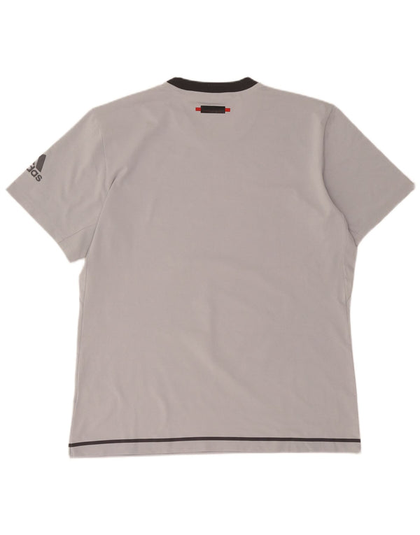 Ανδρικό γραφικό T-Shirt Adidas Top XL Grey Polyester